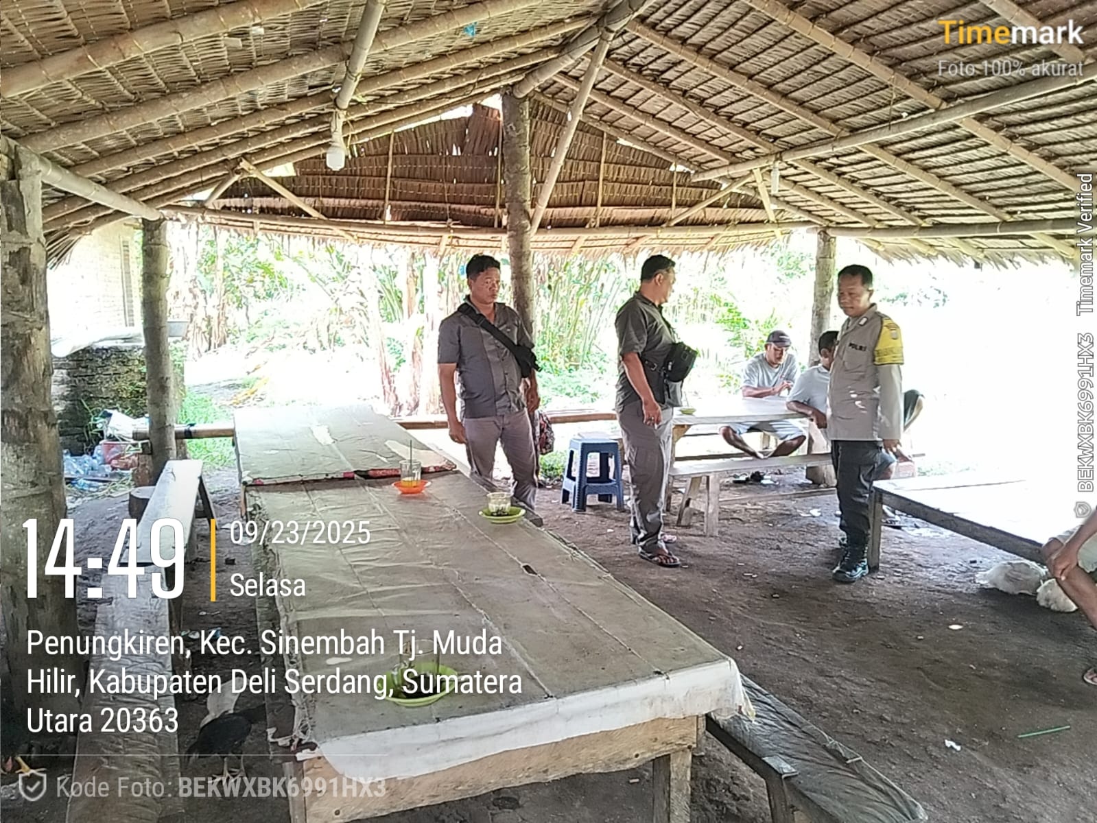 Polsek Biru-biru Patroli Lokasi Judi Dadu