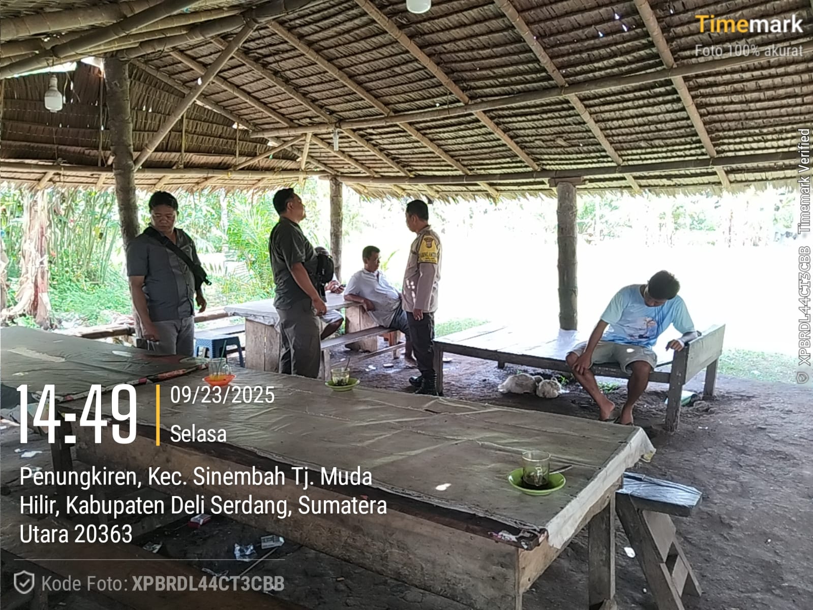 Polsek Biru-biru Patroli Lokasi Judi Dadu