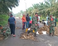 Koramil 19/BP Kodim 0204 Deli Serdang Giat Bakti Teritorial Prima Dalam Rangka HUT TNI Ke-80 Tahun 2025