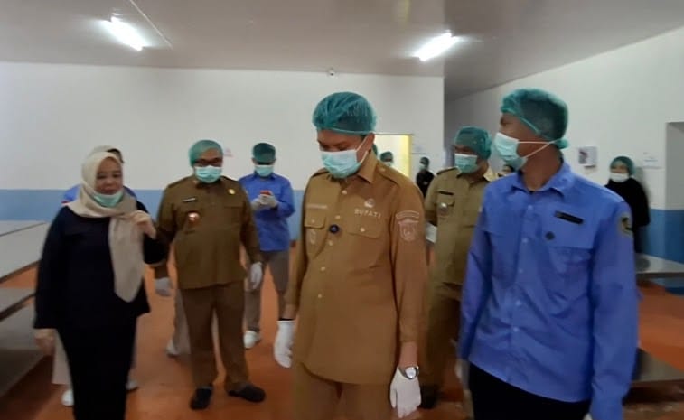 Dinas PUPR Dampingi Bupati Ogan ilir Tinjau Program MBG Di Dulokasi Desa Ulak kerbau Baru dan Di Desa Kandis