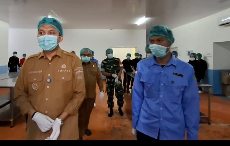 Dinas PUPR Dampingi Bupati Ogan ilir Tinjau Program MBG Di Dulokasi Desa Ulak kerbau Baru dan Di Desa Kandis