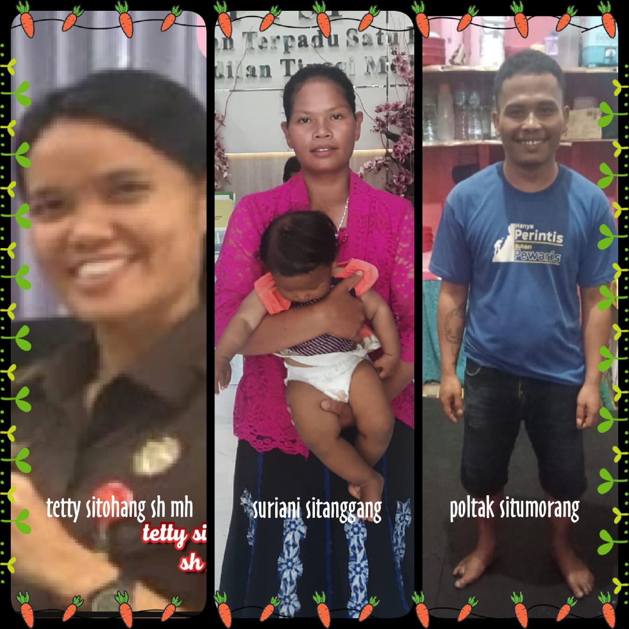 Jaksa Tetty Sitohang SH MH kembalikan uang 20 juta kepada Suriani Sitanggang istri Terdakwa Poltak Situmorang