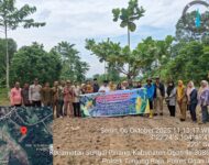 Polsek Tanjung Raja Polres Ogan Ilir Dukung Program Ketahanan Pangan Nasional, Gelar Penanaman Jagung di Desa Sungai Pinang III