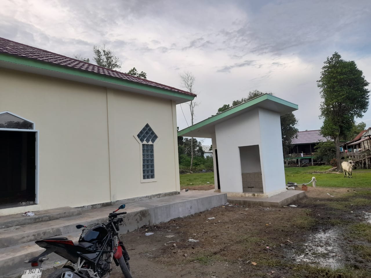 Dinas PUPR Perkim Ogan Ilir Melakukan Penyelesaian Pembangunan Masjid RAUDHTUL MUTTAQIN