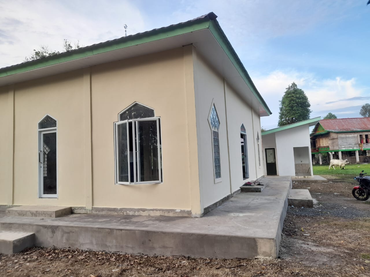 Dinas PUPR Perkim Ogan Ilir Melakukan Penyelesaian Pembangunan Masjid RAUDHTUL MUTTAQIN