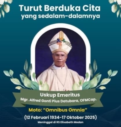 *Kabar Duka, Uskup Pertama dari Suku Batak Tutup Usia