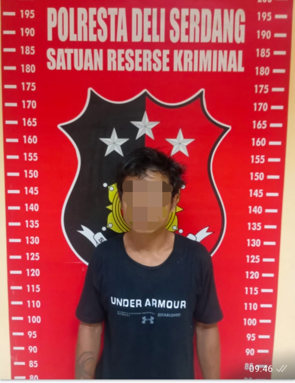 Sat Reskrim Polresta Deli Serdang Amankan Lima Pelaku Curat