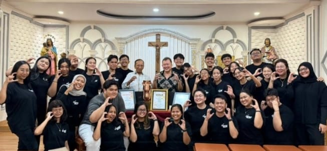 Perayaan Ekaristi Colours Choir: Syukur Atas Gelar Juara dalam 5th IBCF 2025