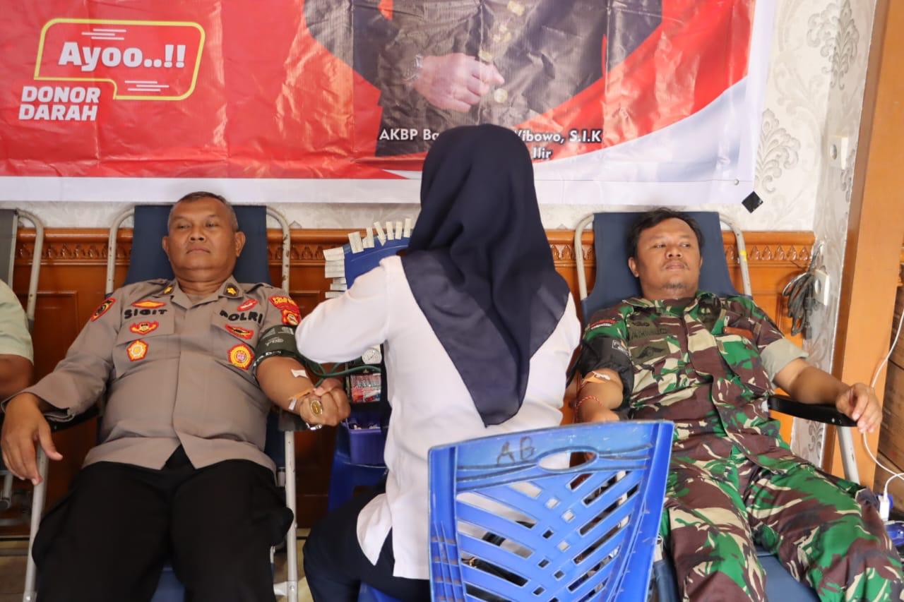Polres Ogan Ilir Gelar Donor Darah Serentak Peringati HUT Humas Polri ke-74: Polisi Humanis, Harapan Masyarakat