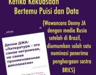 KETIKA KEKUASAAN BERJUMPA PUISI DAN DATA