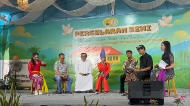 HUT ke – 8 Gedung Serbaguna Santo Louis: Merangkul Keberagaman Budaya, dan Bekerja Sama Demi Kemuliaan Tuhan