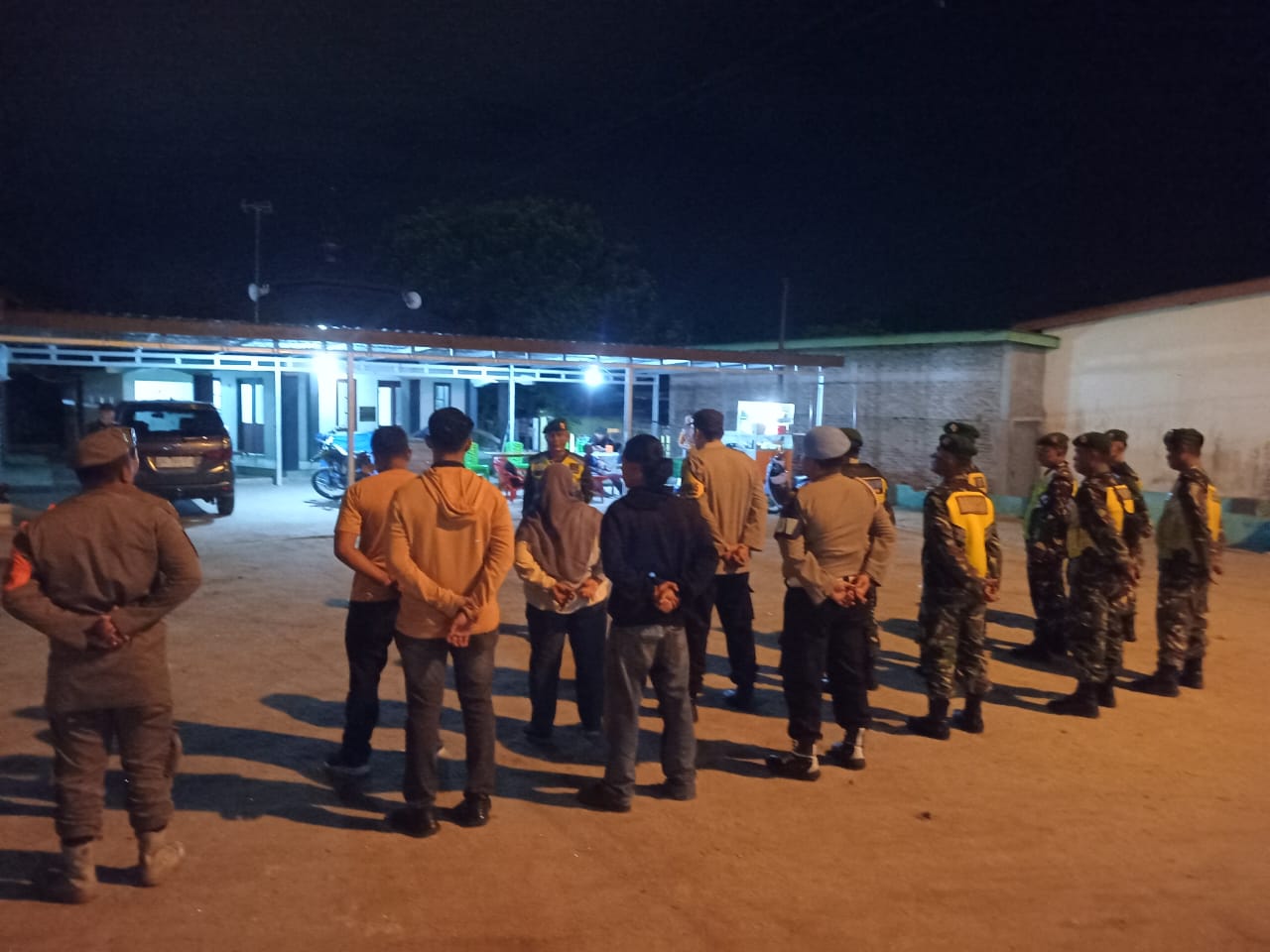 Koramil 19/BP Kodim 0204 Deli Serdang Rutin Patroli Penanganan Kejahatan Jalanan