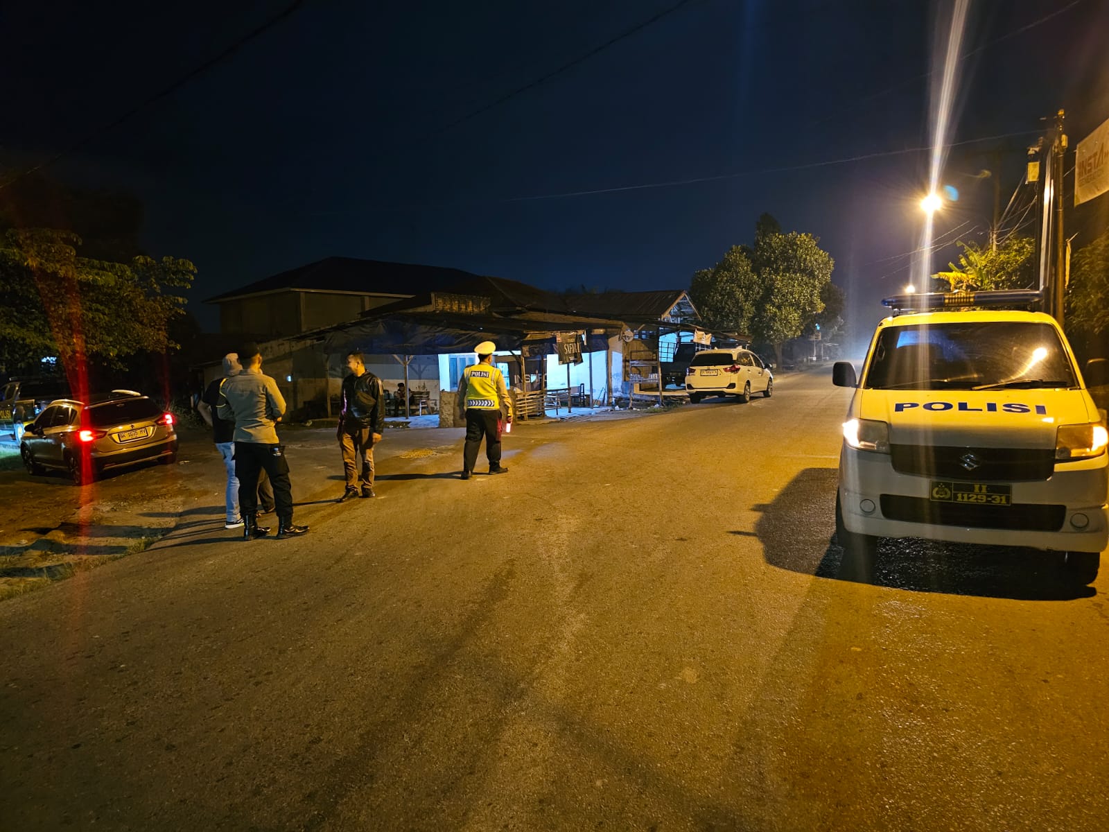 Polresta Deli Serdang Patroli Dini Hari Antisipasi Aksi 3C