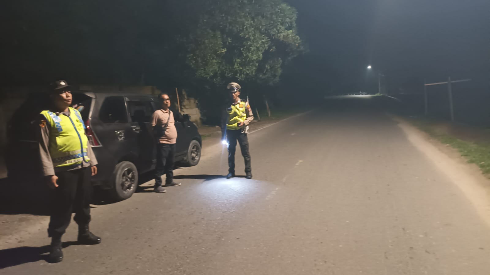 Polresta Deli Serdang Patroli Dini Hari Antisipasi Aksi 3C