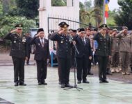 Polres Ogan Ilir Gelar Upacara Hari Pahlawan, Kapolres AKBP Bagus Suryo Wibowo Jadi Inspektur di TMP Ksatria Seguguk