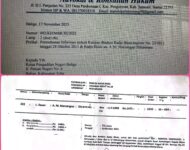 Surati Ketua Pengadilan Negeri Balige, Keturunan Op Tahi Mangalan Simarmata Pertanyakan Terbitnya Surat Keterangan Huta Lumban Sosor di Desa Lumban Suhi Suhi Toruan