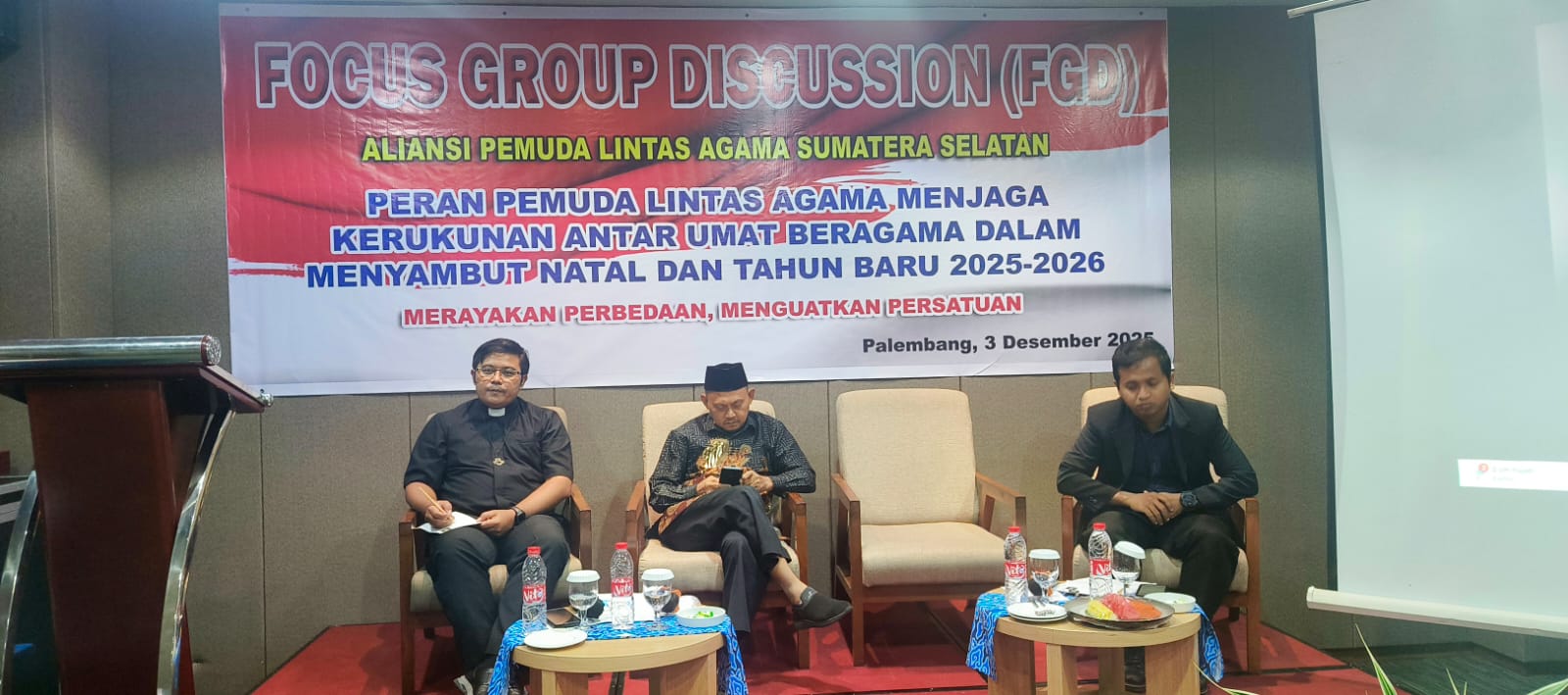 Pemuda Lintas Agama Sumsel Digaet Polda Jaga Kerukunan Natal-Tahun Baru 2025/2026