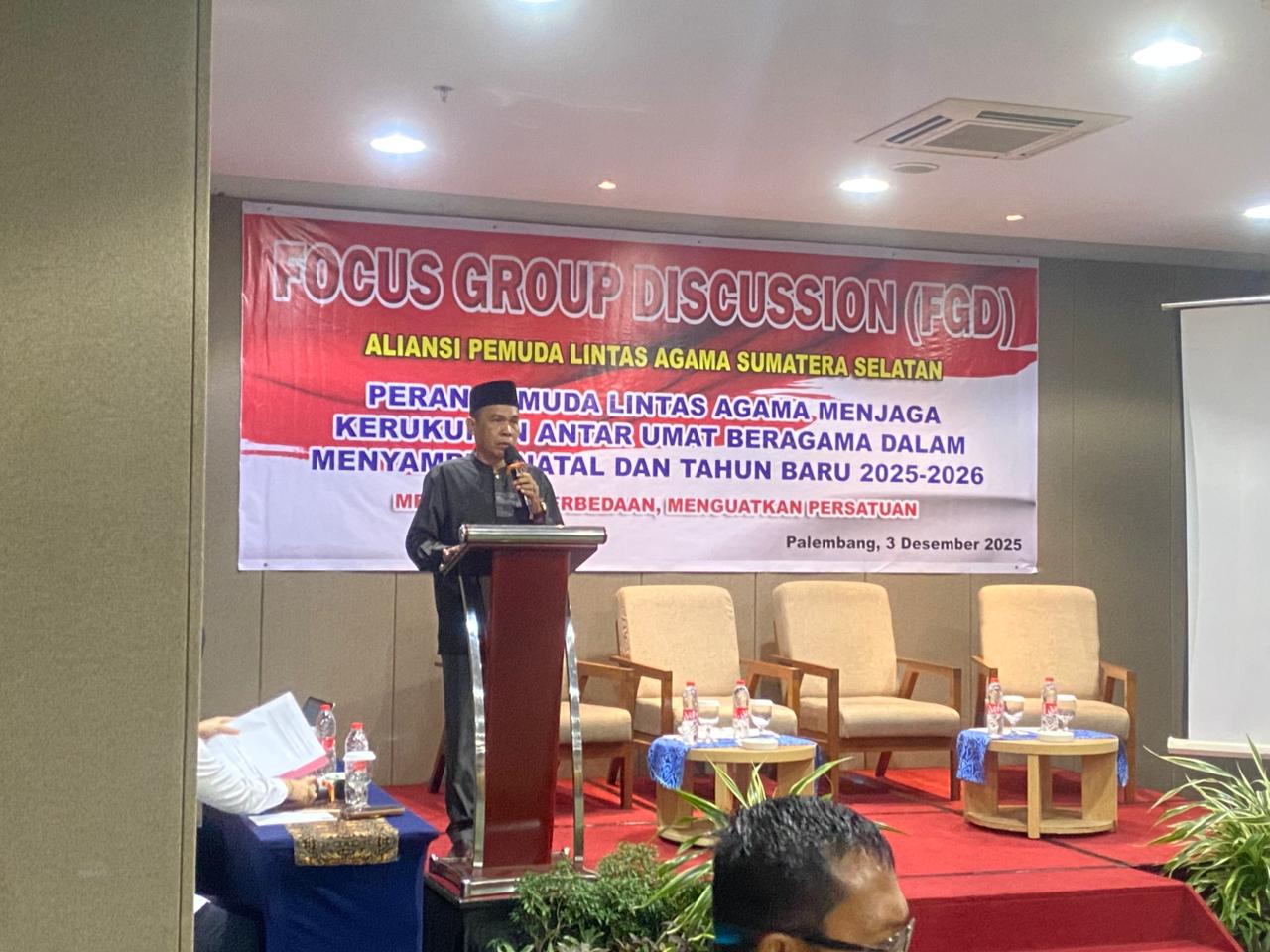 Pemuda Lintas Agama Sumsel Digaet Polda Jaga Kerukunan Natal-Tahun Baru 2025/2026