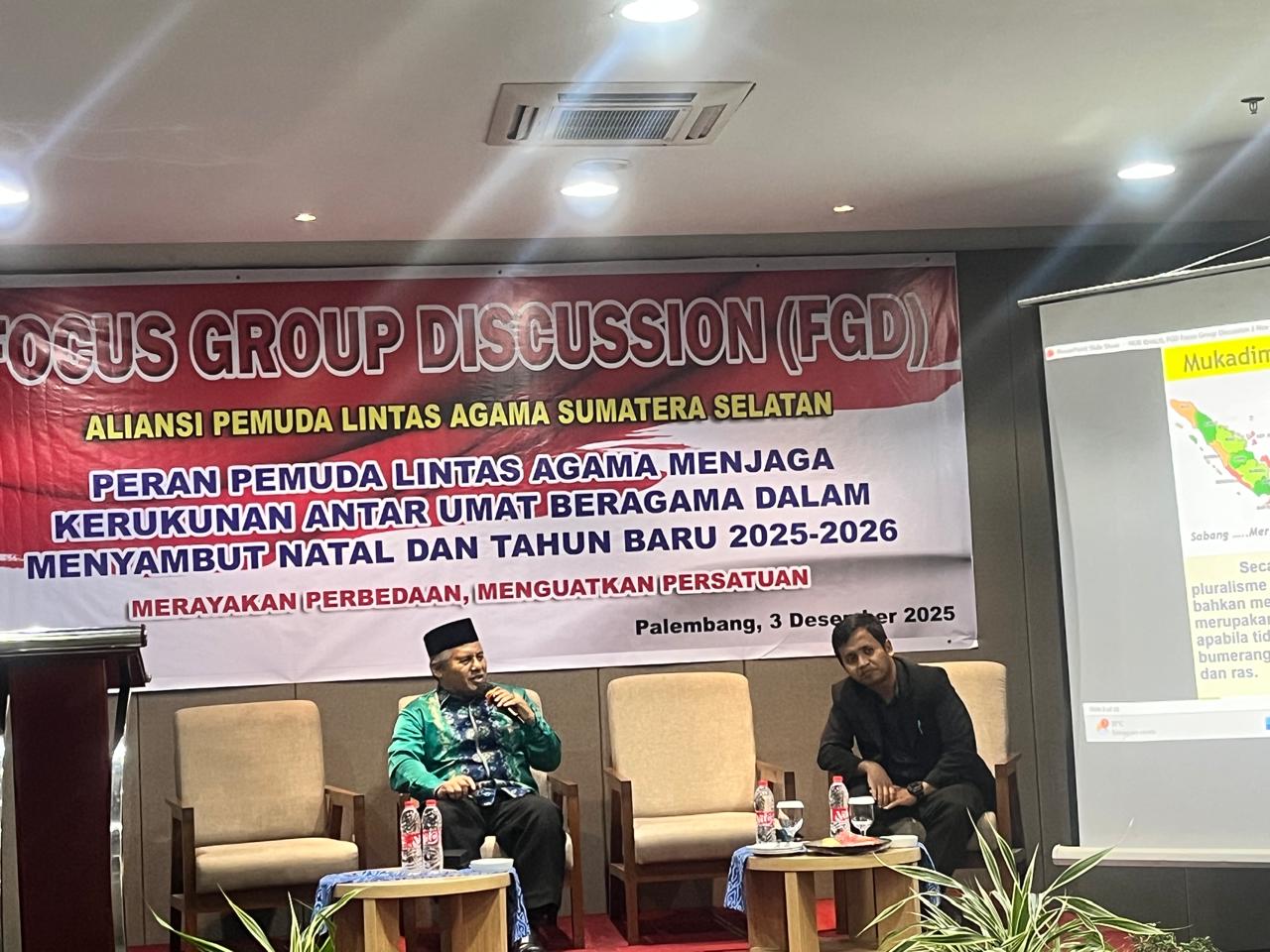 Pemuda Lintas Agama Sumsel Digaet Polda Jaga Kerukunan Natal-Tahun Baru 2025/2026