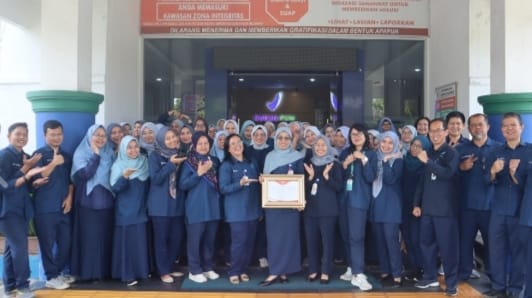 Sabet Predikat WBK, BBPOM di Palembang Gelar Syukuran