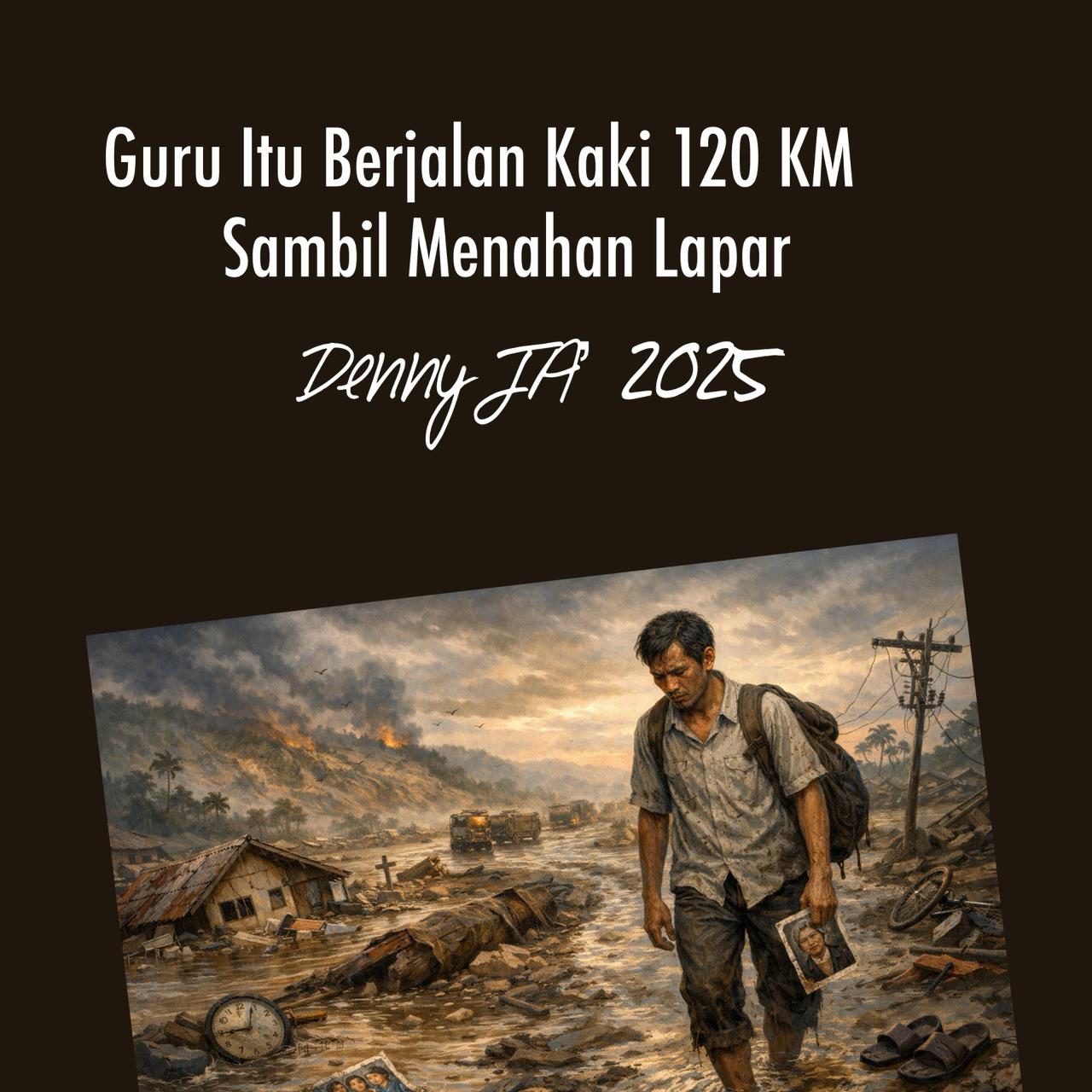 GURU ITU BERJALAN KAKI 120 KM SAMBIL MENAHAN LAPAR