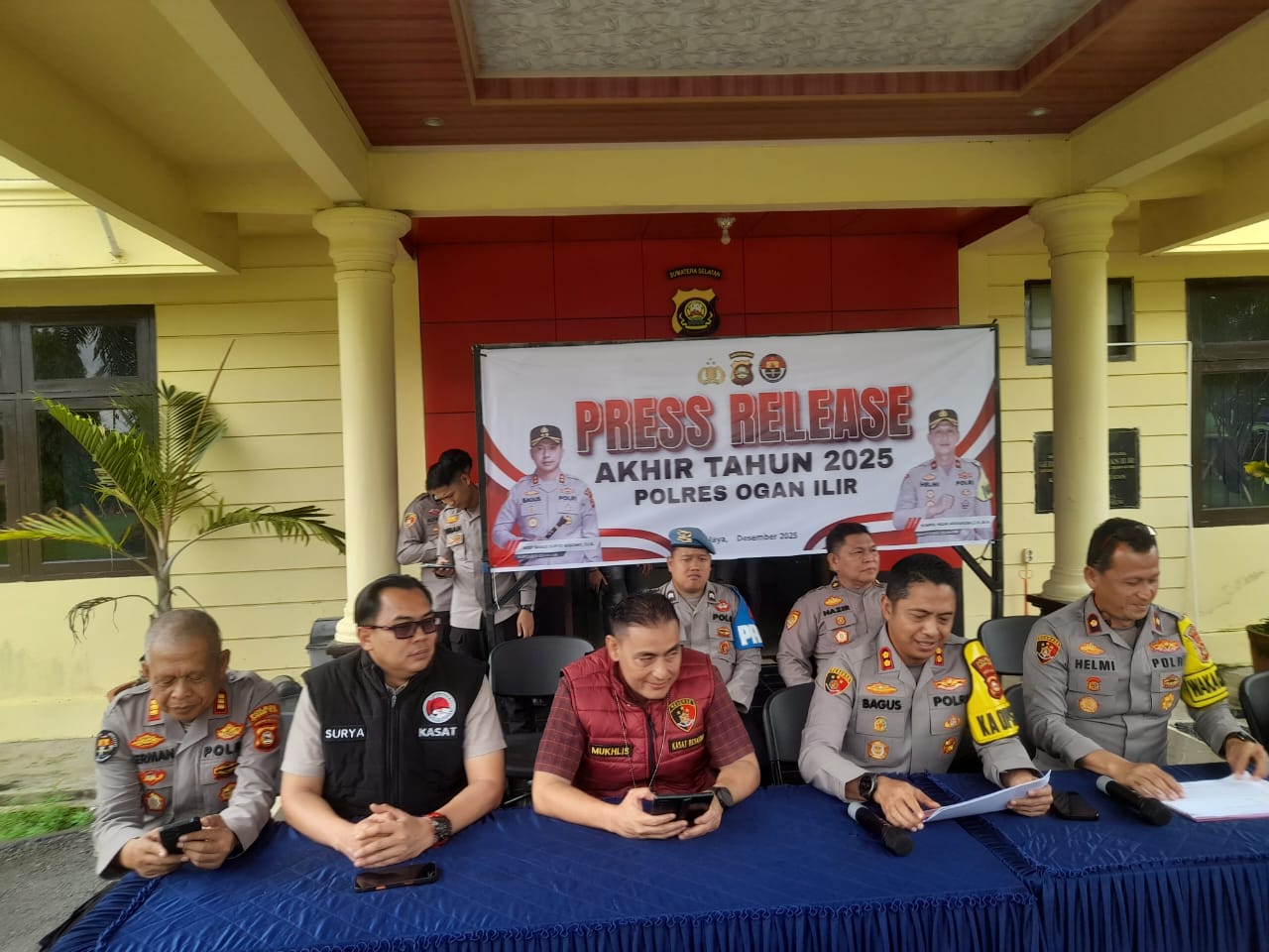 Polres Ogan Ilir Amankan Salah Satu Kades Dugaan Korupsi Dana Desa, Seorang Kades Resmi Jadi Tersangka