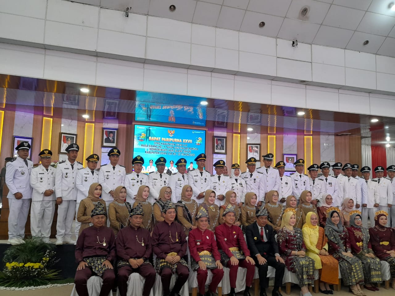 Dewan Perwakilan Rakyat Daerah (DPRD) Kabupaten Ogan Ilir menggelar Rapat Paripurna XXVII dalam rangka memperingati Hari Jadi Kabupaten Ogan Ilir ke-22 Tahun 2026