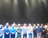 Dalam Rangka Memperigati HUT Ogan Ilir ke 22 Tahun, Dcky Syalendra Memberikan Himbauan Saat Memberi Sambutan Pesta Rakyat Artis Band Dadali Gelar Konser di Tanjung Senai