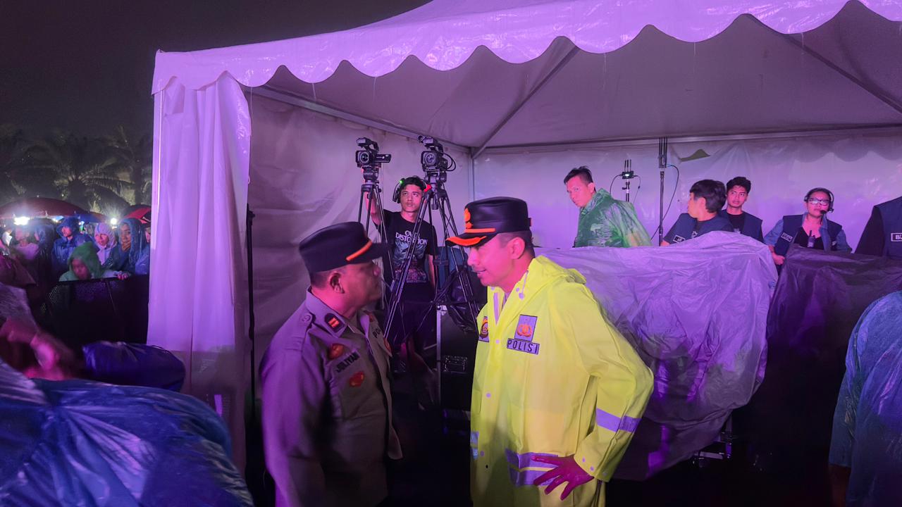 Polres Ogan Ilir Bersama Unsur Pemerintah Laksanakan Pengamanan Pesta Rakyat HUT ke-22 Kabupaten Ogan Ilir