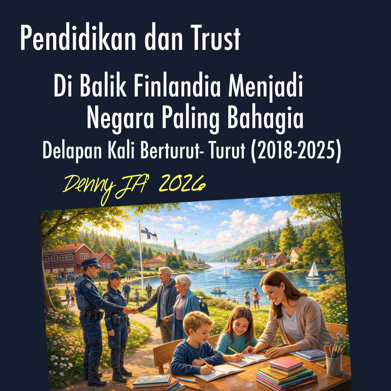 PENDIDIKAN DAN TRUST DI BALIK FINLANDIA MENJADI NEGARA PALING BAHAGIA DELAPAN KALI BERTURUT TURUT (2018–2025)