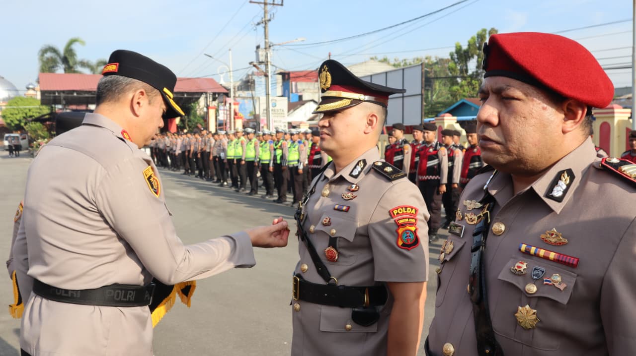 Kapolresta Deli Serdang Pimpin Sertijab Kasat Reskrim, Kasat Res Narkoba, Kasat Samapta dan Kapolsek Bangun Purba Kapolresta Deli Serdang Pimpin Sertijab Kasat Reskrim, Kasat Res Narkoba, Kasat Samapta dan Kapolsek Bangun Purba