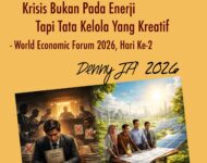Hari Kedua World Economic Forum 2026  KRISIS BUKAN PADA ENERGI, TAPI TATA KELOLA YANG KREATIF