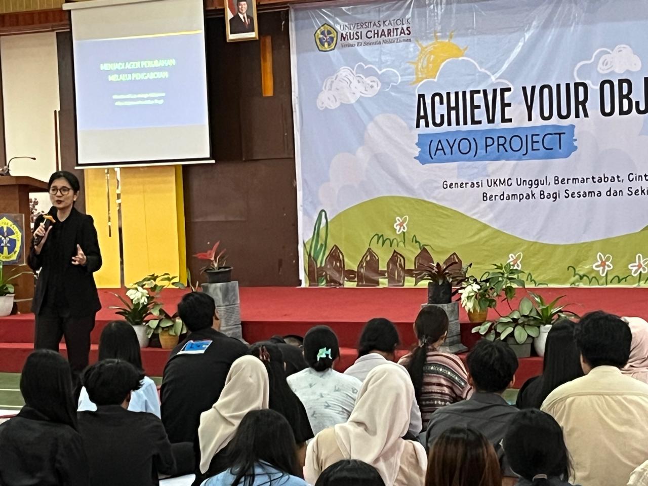 Mahasiswa UKMC Siap Jadi Agen Perubahan: AYO Project Ubah Impian Jadi Pengabdian Nyata Mahasiswa UKMC Siap Jadi Agen Perubahan: AYO Project Ubah Impian Jadi Pengabdian Nyata