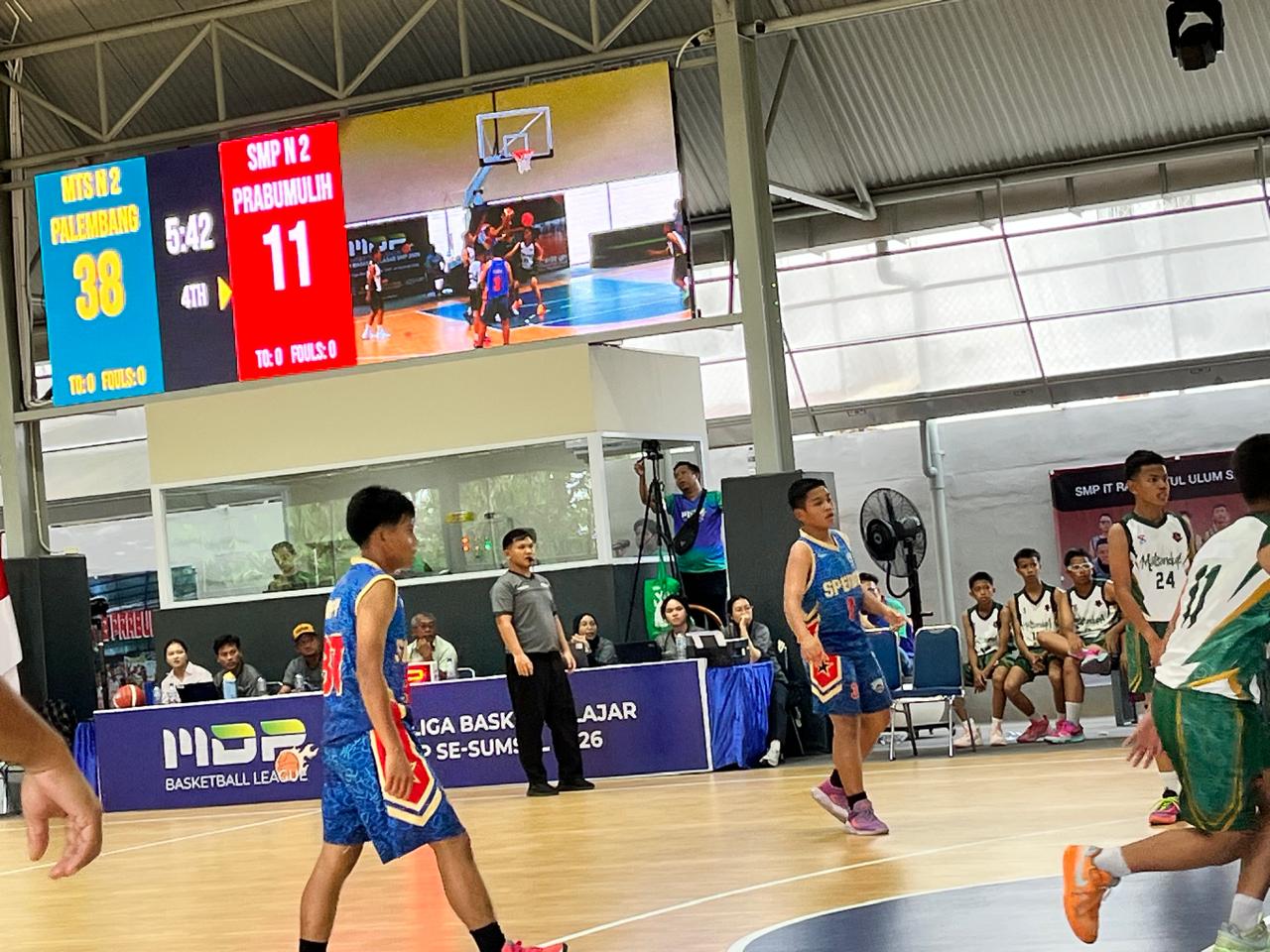 Gelar MDP Liga Basket Pelajar SMP Se-Sumsel, 16 Tim Tangguh Berebut Takhta Juara di Palembang