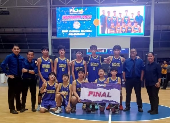 Duel Sengit di Puncak: SMP Kusuma Bangsa Tantang SMPN 1 Muara Enim di Final MDP Liga Basket Pelajar se-Sumsel