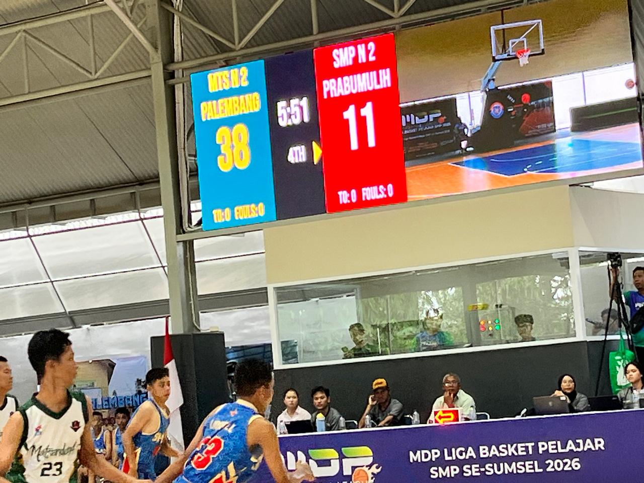Duel Sengit di Puncak: SMP Kusuma Bangsa Tantang SMPN 1 Muara Enim di Final MDP Liga Basket Pelajar se-Sumsel