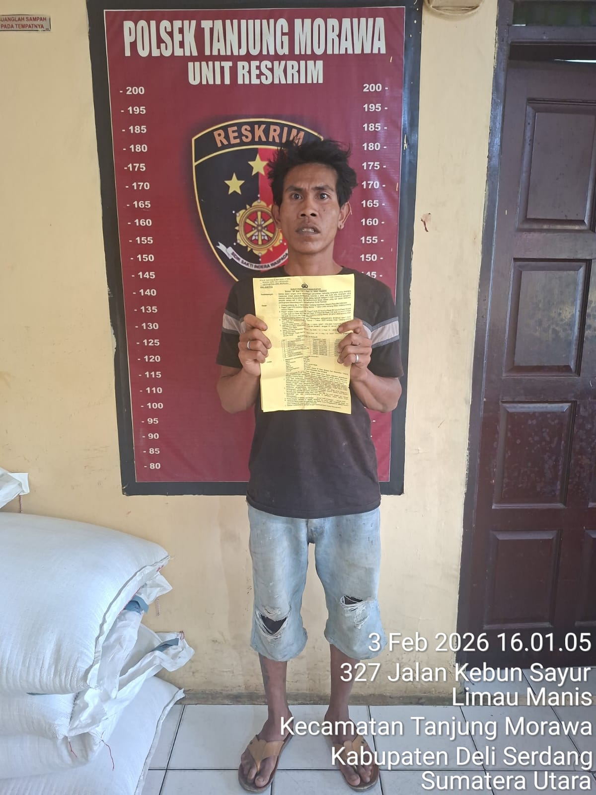 Curi Mesin Pompa Air, Dan Plat Besi, Sardi Ditangkap di Gubuk Lahan Garapan