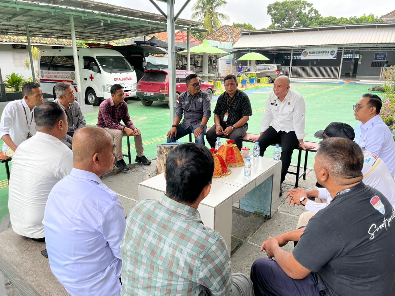 Kunjungan Silaturahmi 2 Organisasi Pers Di Ogan Ilir Ke Lapas Tanjung Raja