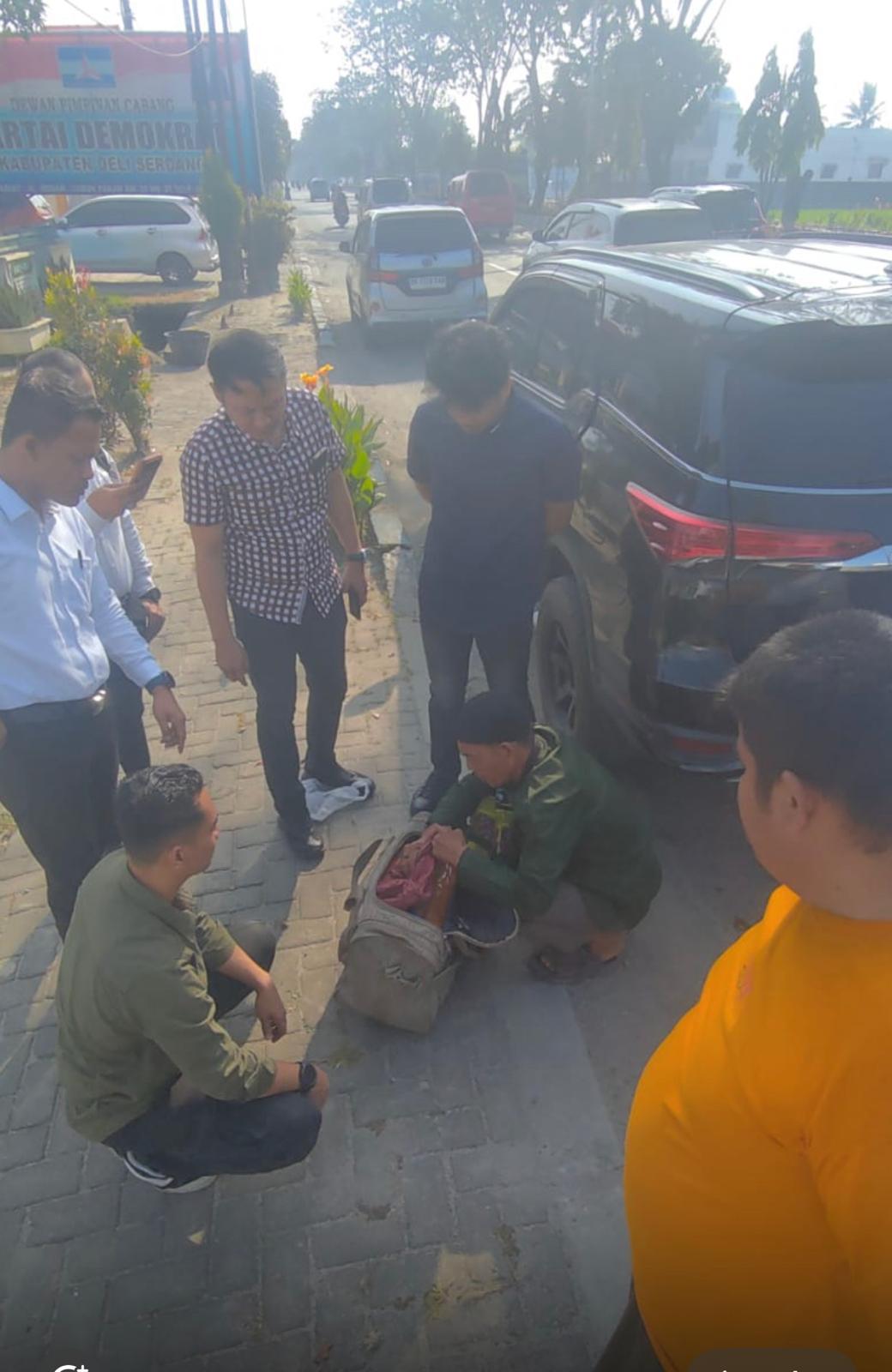 Bawa Ganja 4 Kg, Imran Sinaga Warga Tanjung Balai Ditangkap