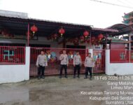 Perayaan Imlek 2577 Tahun 2026, Polsek Tanjung Morawa Patroli Setiap Vihara