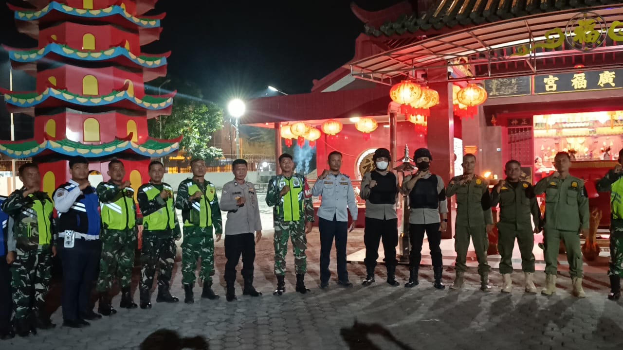 Pastikan Imlek 2577 Kondusif, Polresta Deli Serdang Laksanakan Patroli Skala Besar