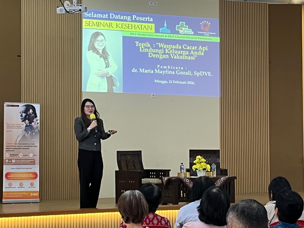 Menuju Usia 60 Tahun, Paroki St. Yoseph & 100 Tahun Charitas Hospital Gelar Seminar Edukasi Bahaya Cacar Api Menuju Usia 60 Tahun, Paroki St. Yoseph & 100 Tahun Charitas Hospital Gelar Seminar Edukasi Bahaya Cacar Api