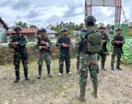 Satgas Pamtas Yonif 410/Alg Berikan Edukasi dan Yankes Door to Door di Kampung Jagiro