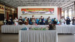 Polresta Deli Serdang Musnakan 34 Kg Sabu Ganja 4,5Kg Dan 450 Butir Pil Ekstasi Pakai Incinerator BNN
