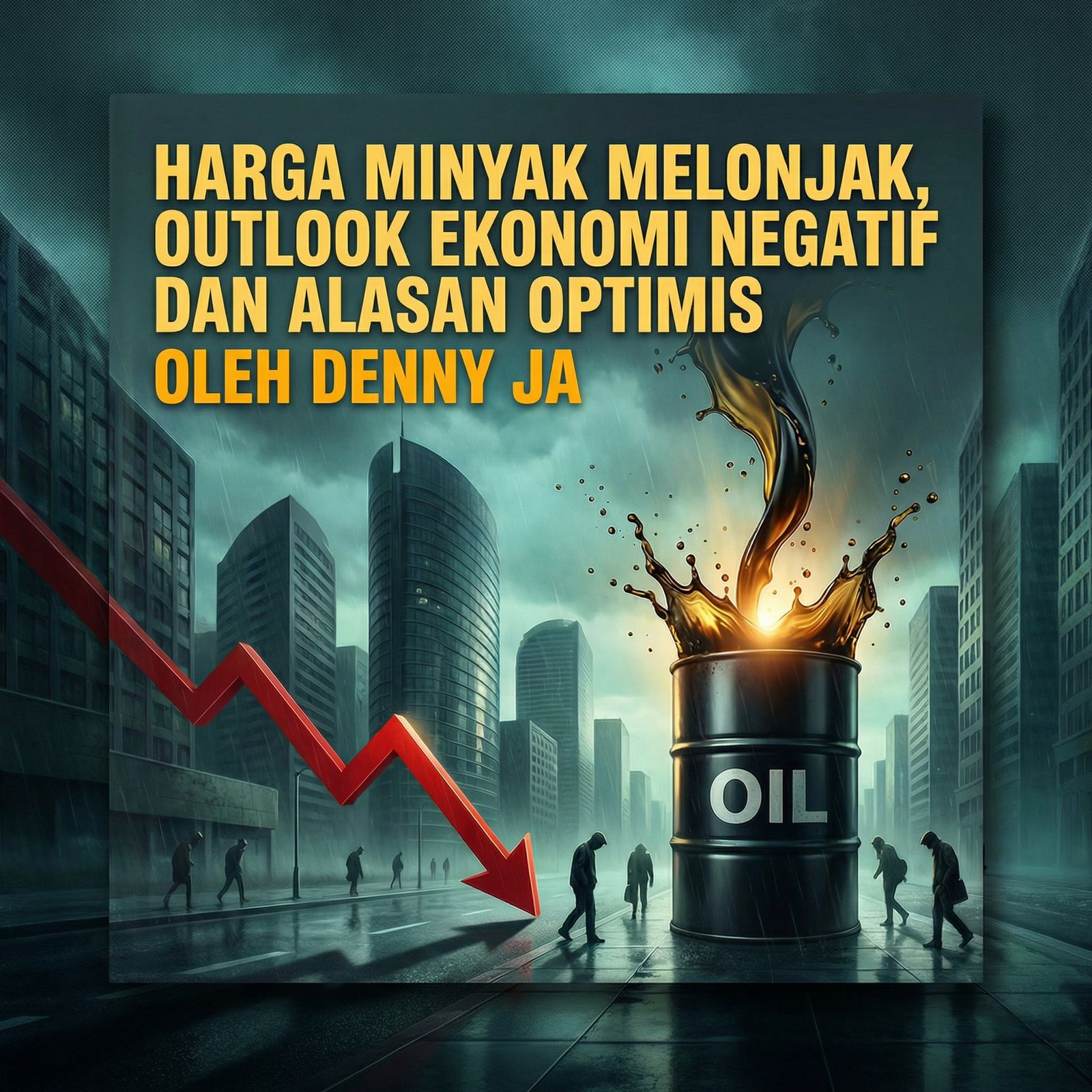 HARGA MINYAK MELONJAK, OUTLOOK EKONOMI NEGATIF DAN ALASAN OPTIMIS
