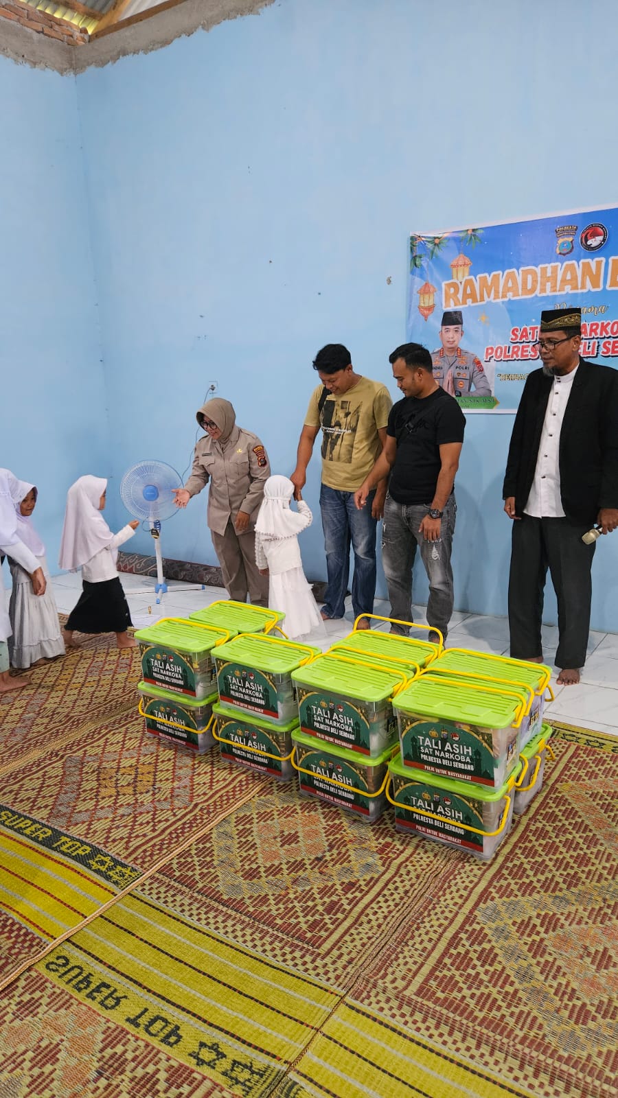 Di Bulan Suci Ramadhan, Sat Narkoba Polresta Deli Serdang Berikan Tali Asih Ke Panti Asuhan