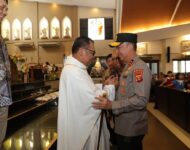Sapa Jemaat Gereja St. Yoseph, Kapolda Sumsel Ajak Gotong Royong Jaga Kamtibmas Bumi Sriwijaya