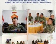 Dandim 0418/Palembang Ikuti Vidcon Percepatan KDKMP Bersama Wapanglima TNI di Palembang