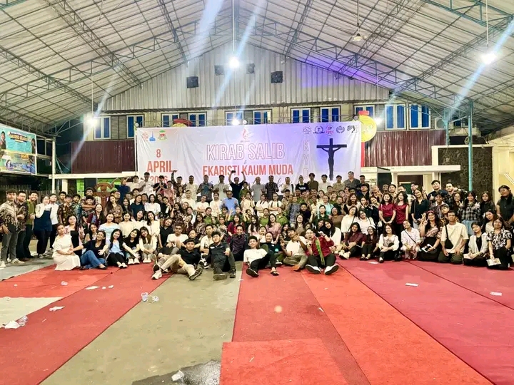 Salib KAPal Youth Day 2026 Tiba Gereja St Yoseph Palembang: Simbol Semangat dan Pembaruan Iman Kaum Muda