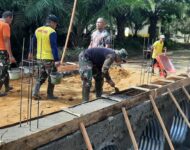 Kodim 0203/Langkat Selesaikan Pembangunan Jembatan Aramco di Kecamatan Wampu